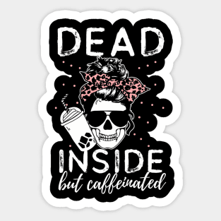 Day Of The Dead Mexico Womens Coffee Sugar Skull Halloween Sticker